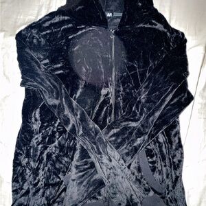 Black Velvet Hoodie